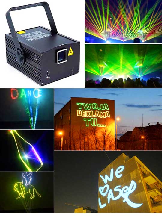 Профессиональная лазерная реклама в Санкт-Петербурге SHOWLIGHT L1456RGB Pro Max
